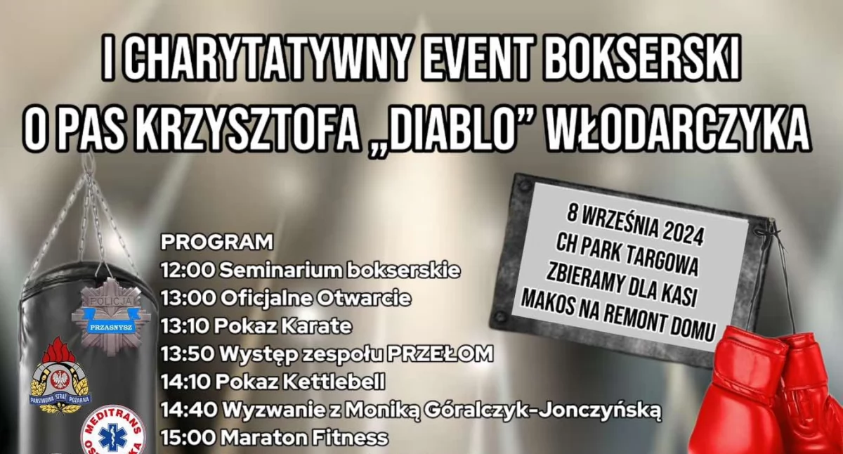 I Charytatywny Event Bokserski o Pas Krzysztofa Diablo Włodarczyka [Program]