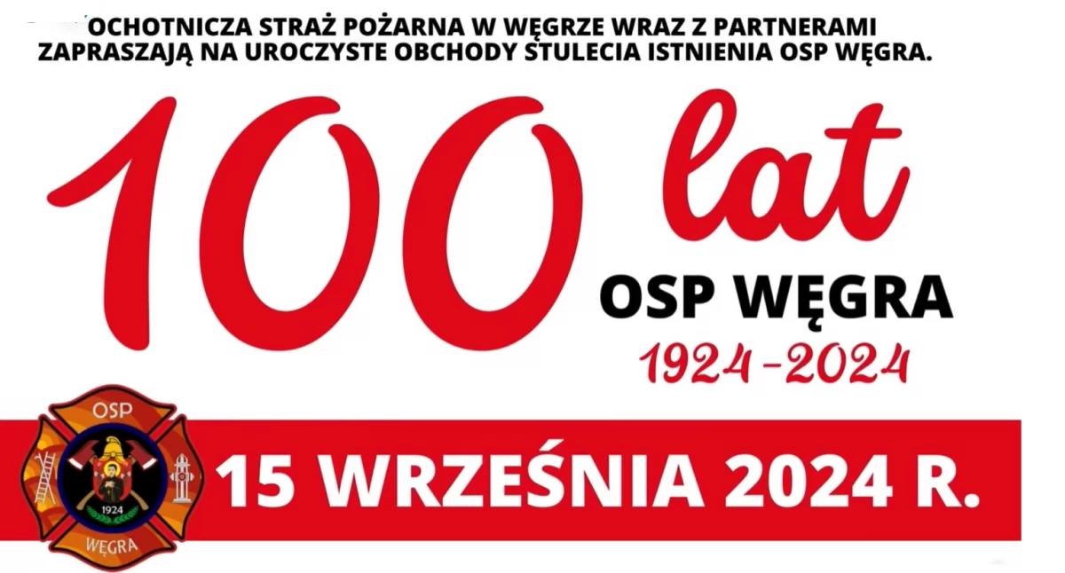 Uroczyste obchody 100-lecia OSP Węgra