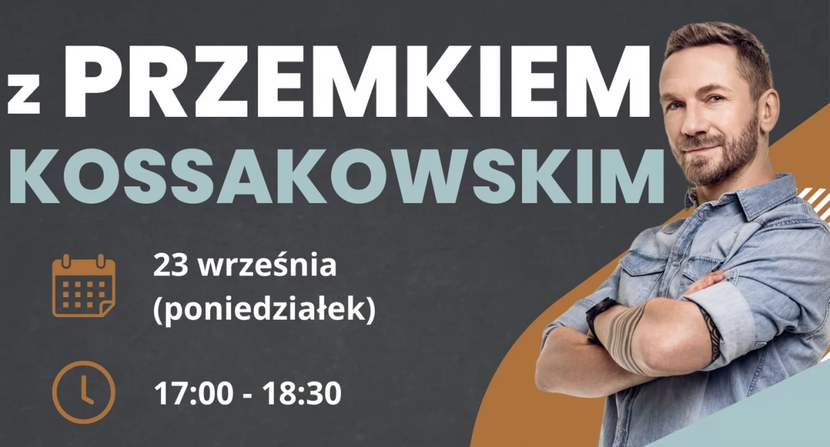Spotkanie autorskie z Przemkiem Kossakowskim - zmiana miejsca wydarzenia