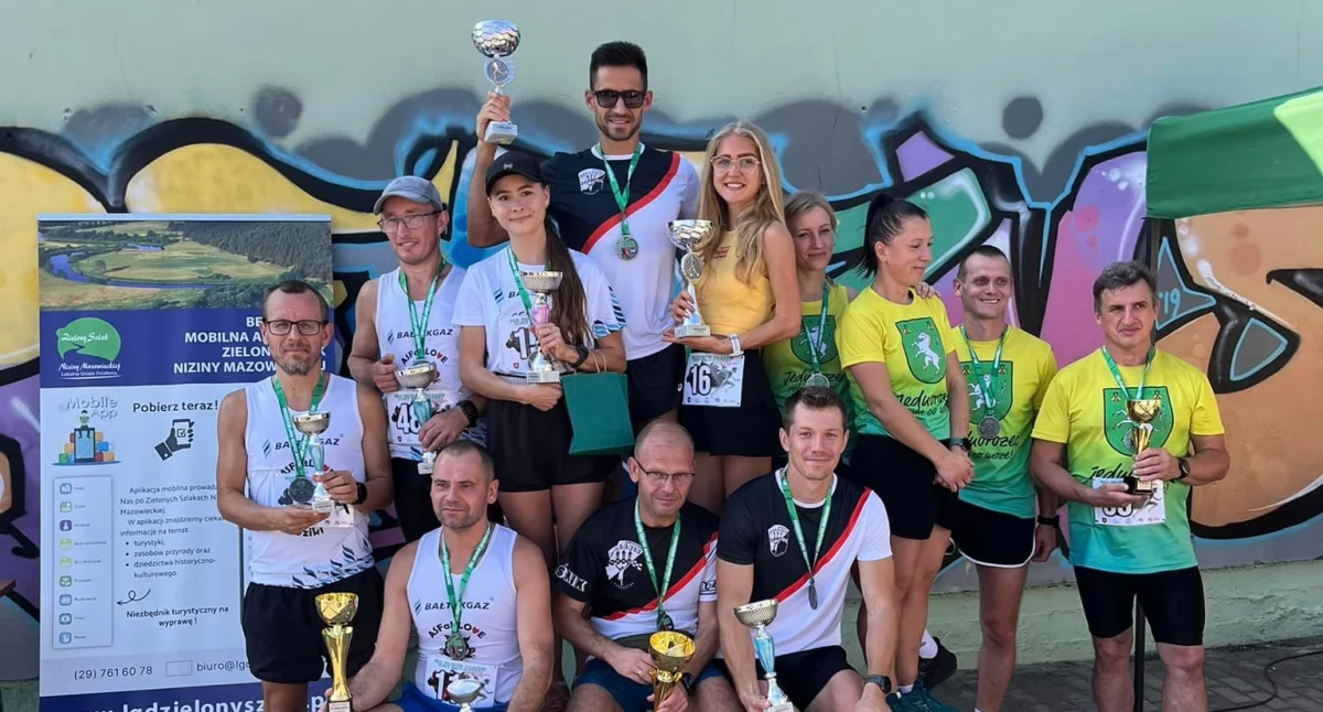 Zgarnęli najwyższe miejsca na podium Biegnąc Zielonym Szlakiem Niziny Mazowieckiej