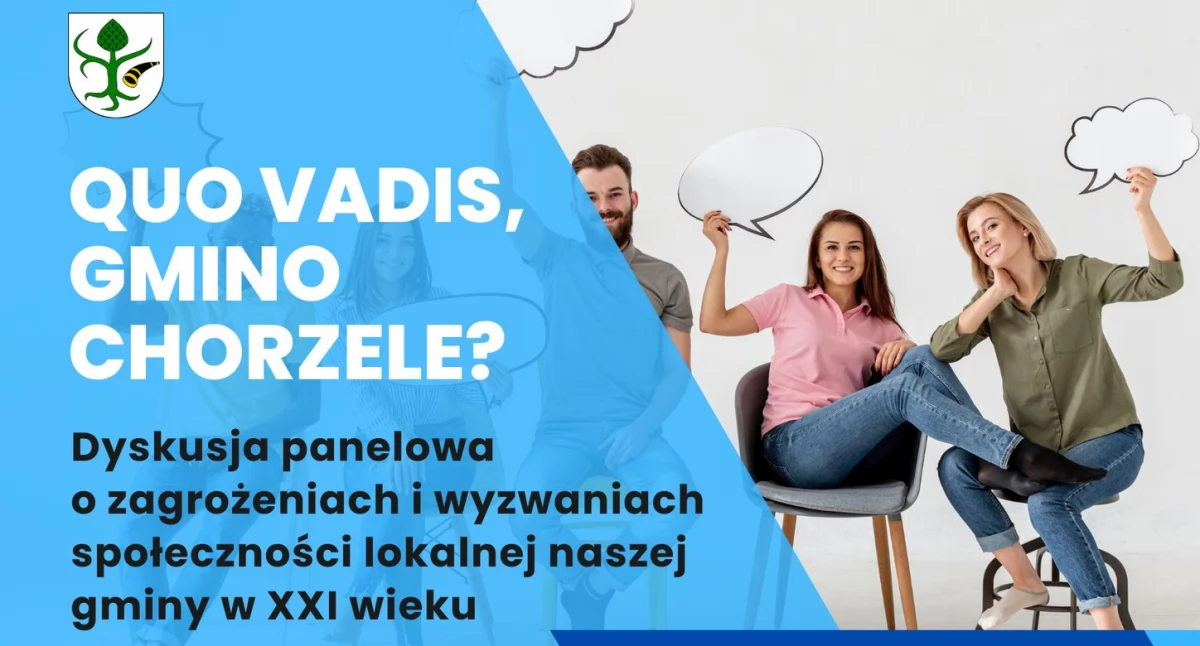 Dyskusja panelowa poświęcona kwestiom demografii i wyzwań stojących przed gminą Chorzele