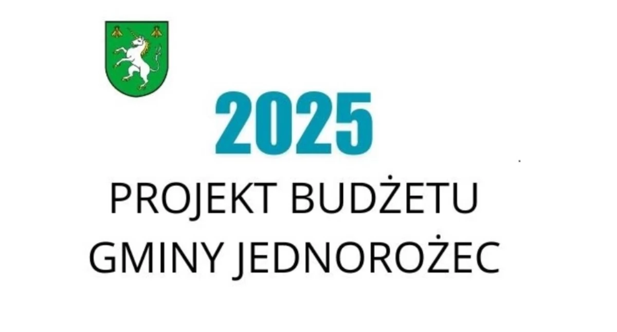 Projekt budżetu Gminy Jednorożec 2025 na plus