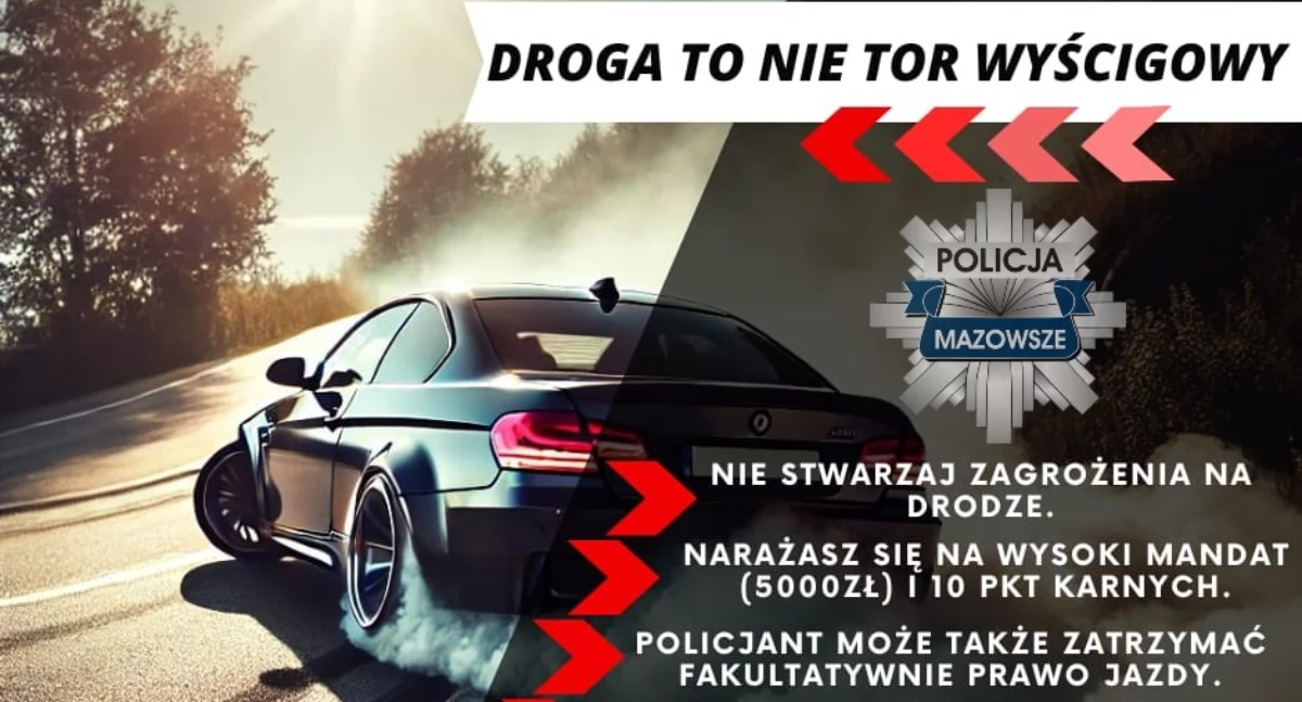 Driftowanie – niebezpieczna technika jazdy na drogach publicznych