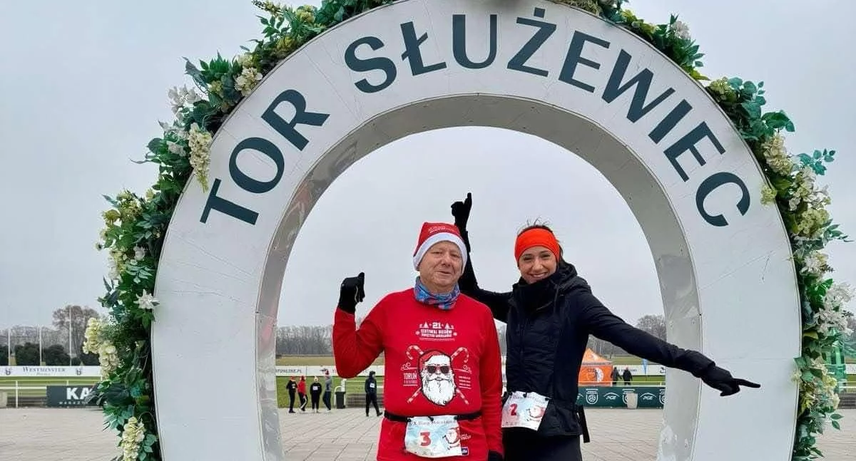 Zdzisław Błażejewski wziął udział w X Jubileuszowym Biegu Mikołajów w Warszawie