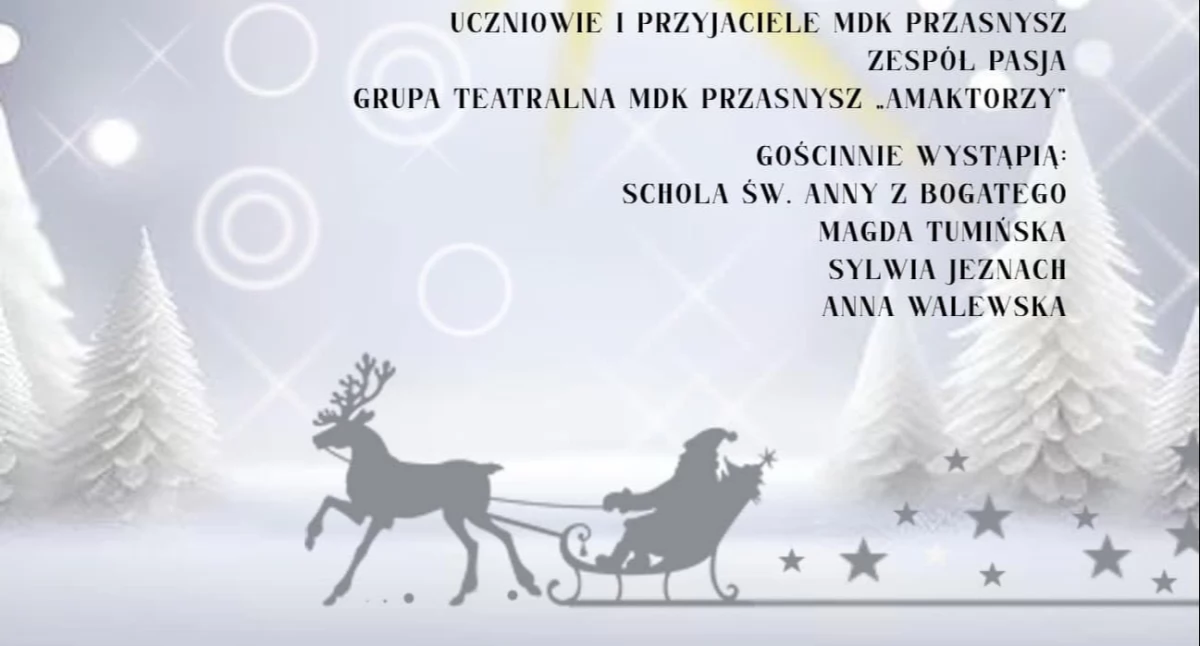 Muzyczna opowieść Świąteczna - zaproszenie na koncert