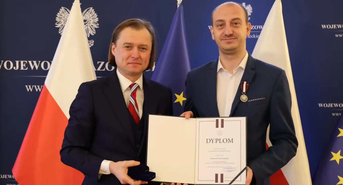 Burmistrz miasta Przasnysz wśród zasłużonych mieszkańcy Mazowsza