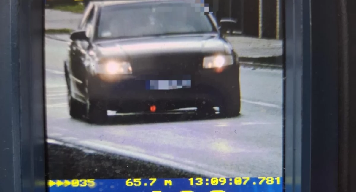 Nowy rok rozpoczął utratą prawa jazdy, ponieważ na swojej drodze spotkał policjantów z grupy Speed