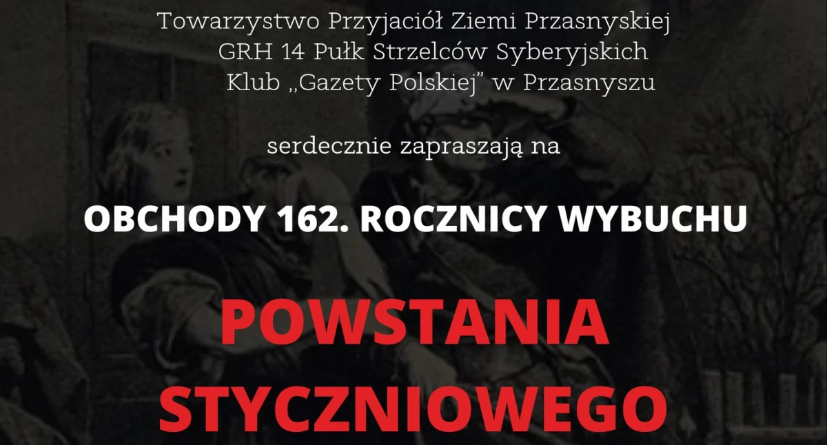 Obchody 162. rocznicy wybuchu Powstania Styczniowego