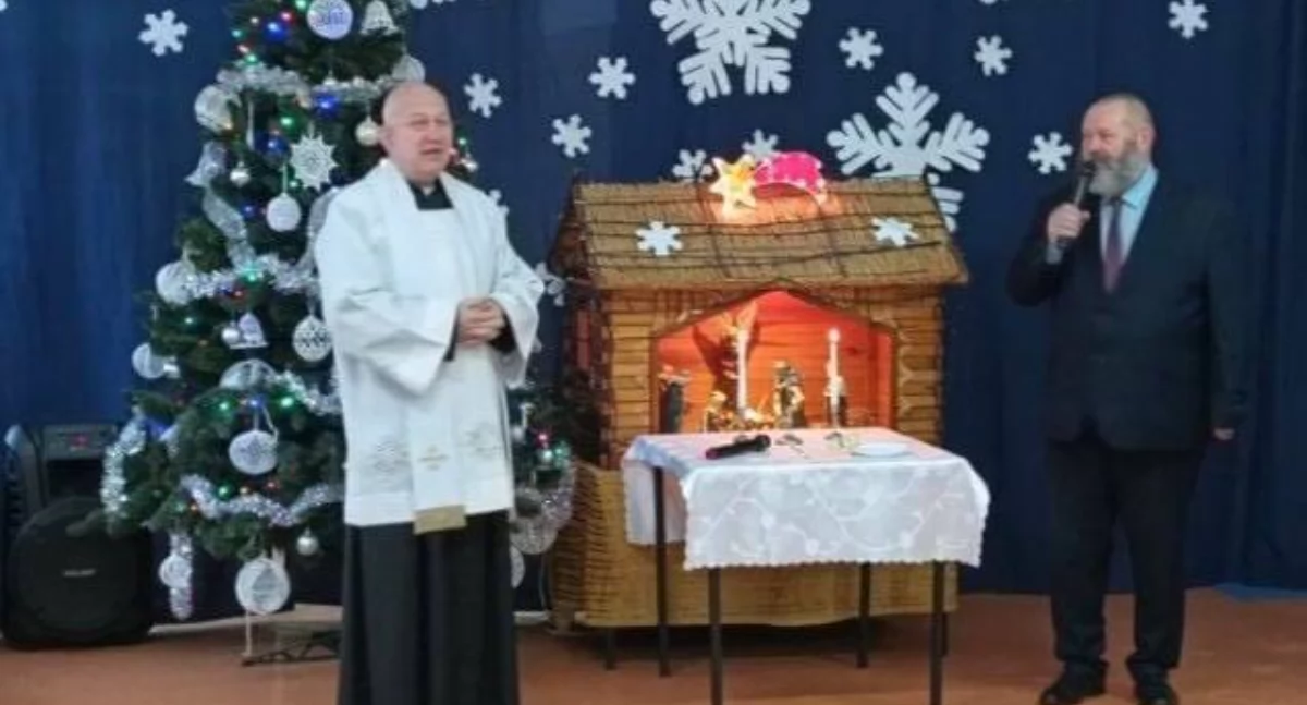 Wizyta duszpasterska u uczniów w Bogatem