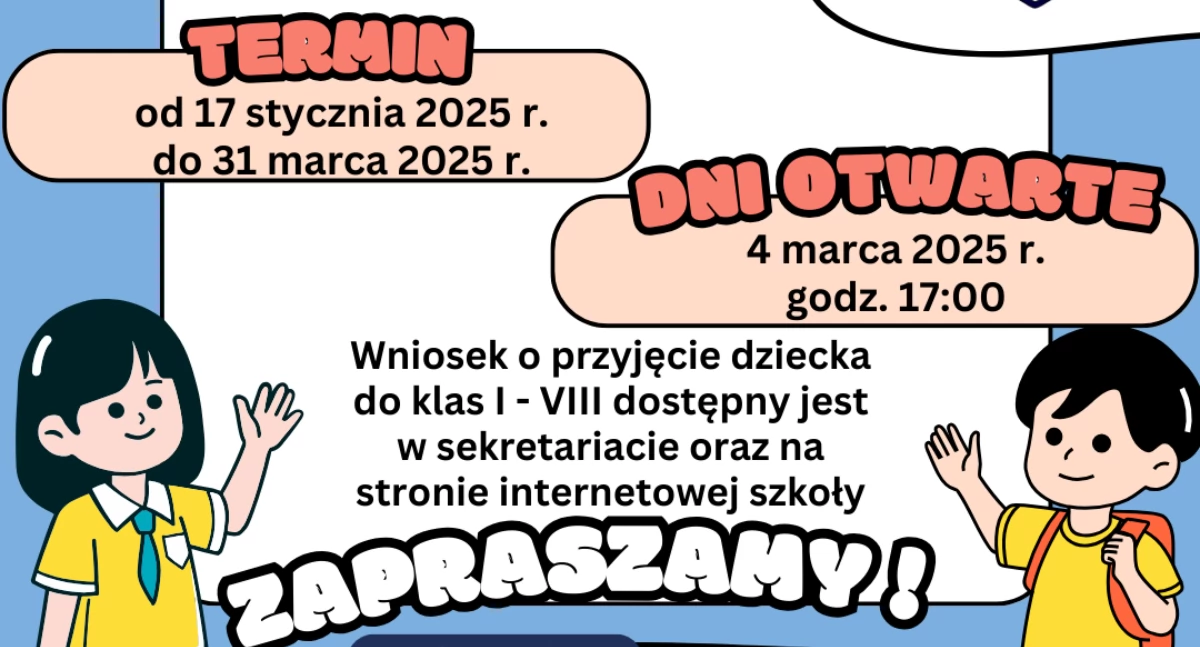 Ruszyła rekrutacja do przasnyskiej Piątki. Przyjdź na Dni Otwarte!