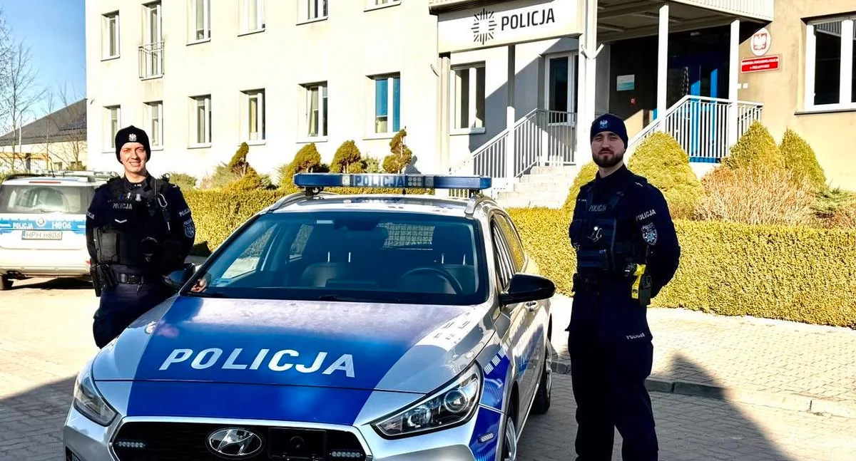 Dotarli na czas i zapobiegli tragedii. Przasnyscy policjanci uratowali życie mężczyzny