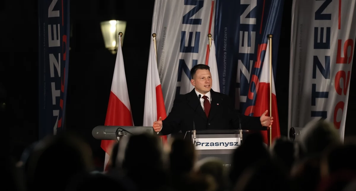 Tłumy przasnyszan na spotkaniu z kandydatem na Prezydenta RP Sławomirem Mentzenem