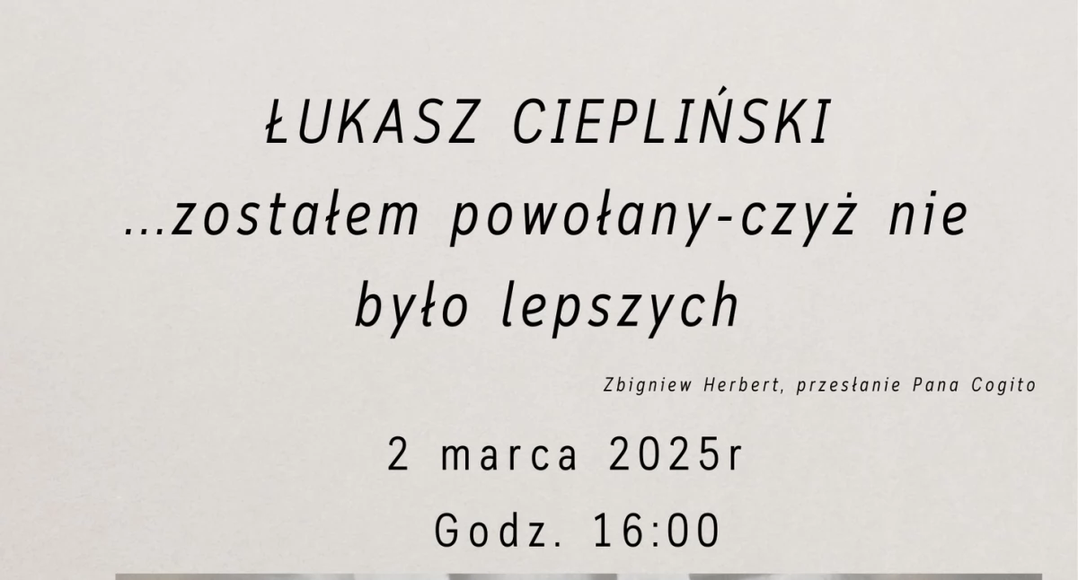 Wykład Marcina Łaszczyńskieo - Łukasz Czepliński... zostałem powołany - czyż nie było lepszych