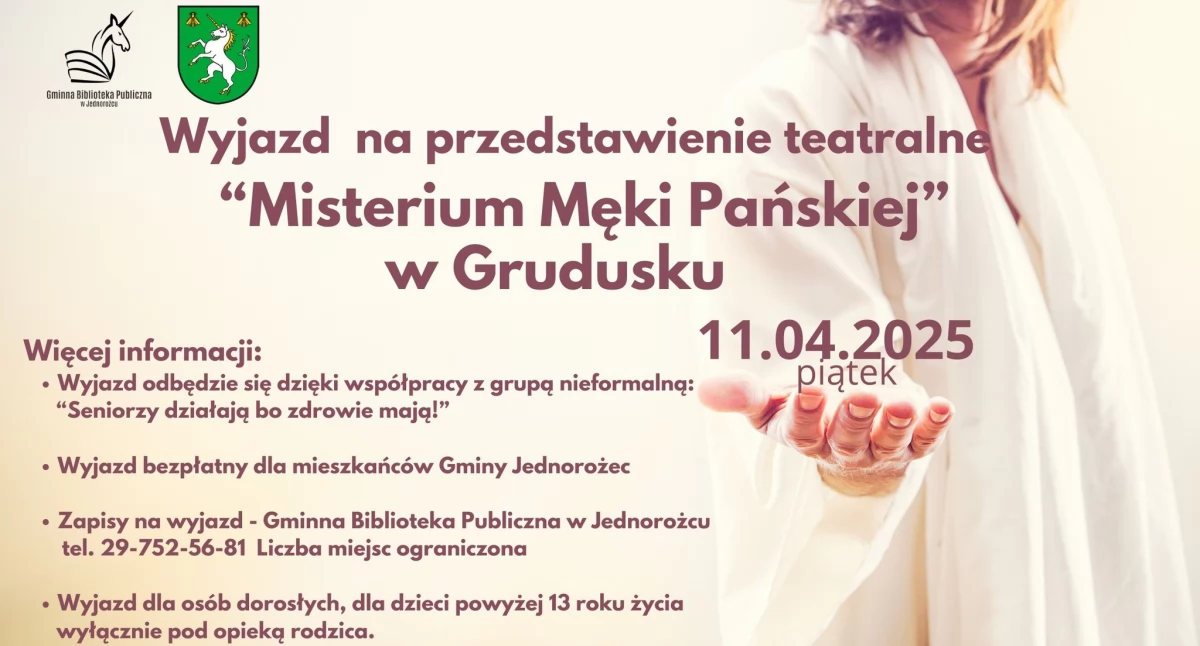 Wyjazd na przedstawienie: Misterium Męki Pańskiej 