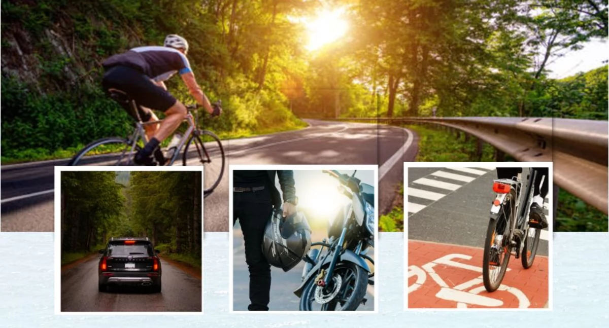 Więcej rowerzystów i motocyklistów na drogach- pamiętajmy o bezpieczeństwie!