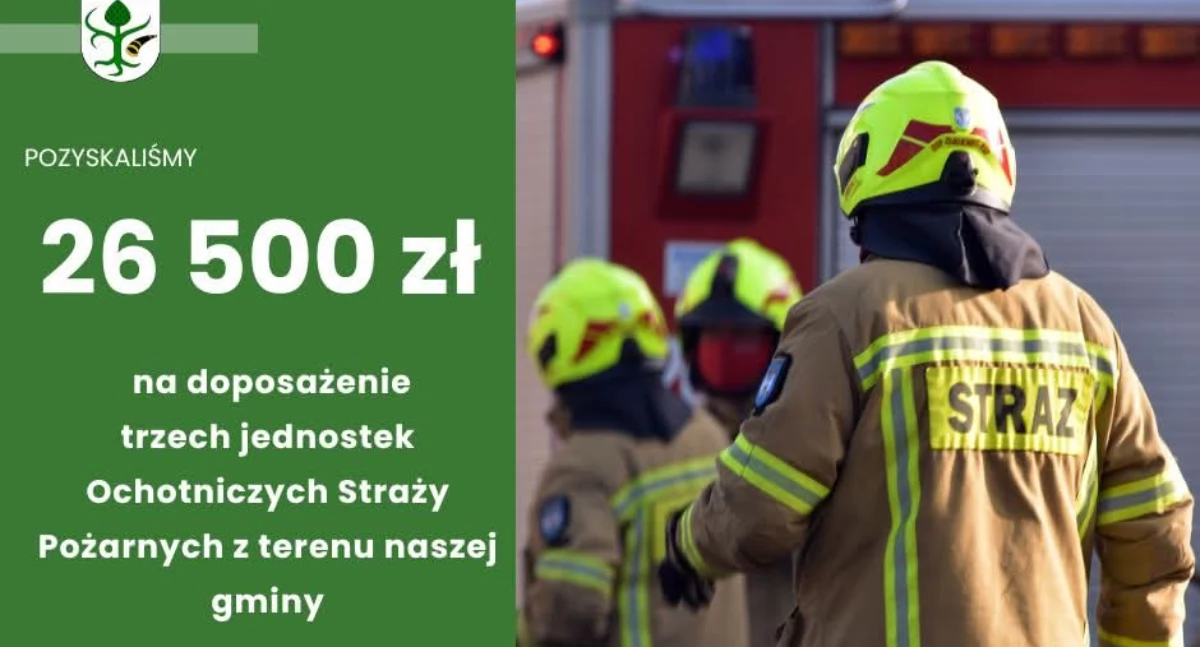 Kolejne środki na doposażenie jednostek z Gminy Chorzele 