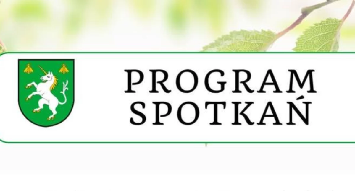 Jednorożec: Program spotkań z mieszkańcami 
