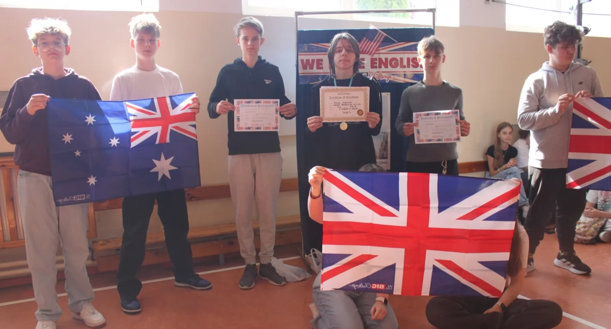 Uczniowie przasnyskiej Jedynki wzięli udział w Międzynarodowym Konkursie The Big Challenge!