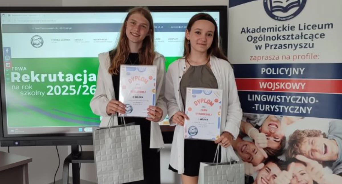 Matematyczny sukces uczennic z Czernic Borowych!