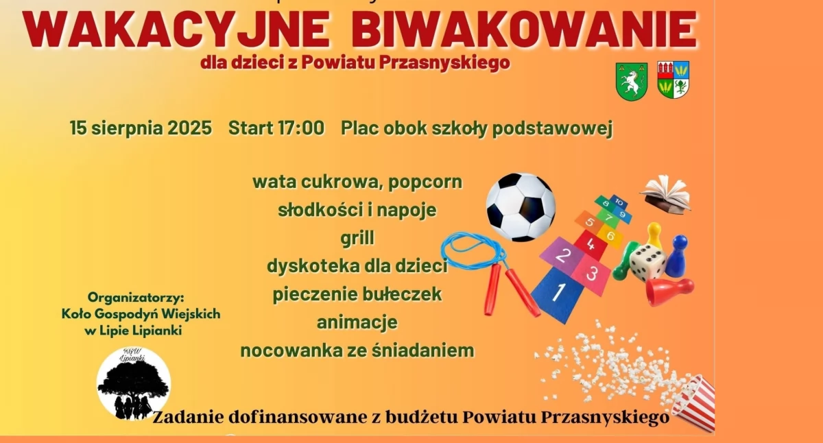 Wakacyjne Biwakowanie w Lipie