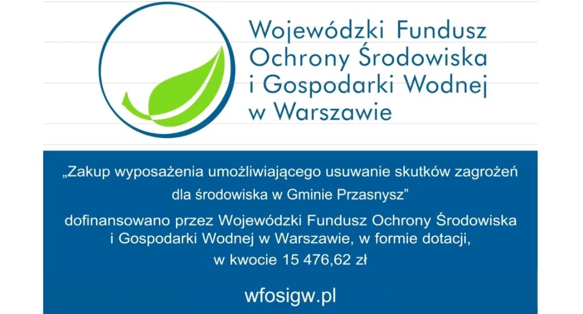 Gmina Przasnysz inwestuje w bezpieczeństwo mieszkańców i ochronę środowiska!