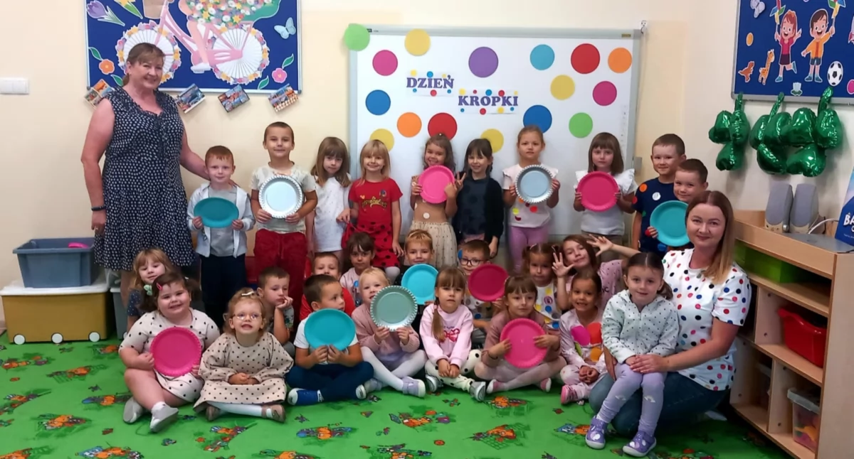 Dzień Kropki u przedszkolaków w Bogatem