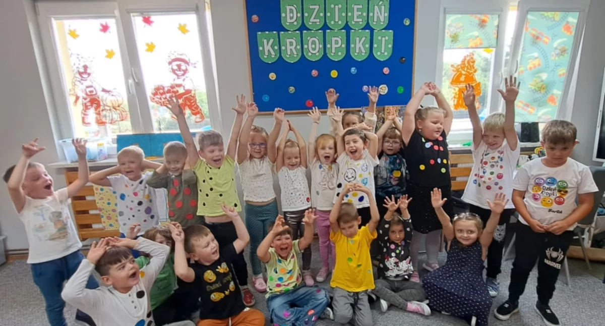 Dzień Kropki w Oddziale Przedszkolnym w Starej Krępie