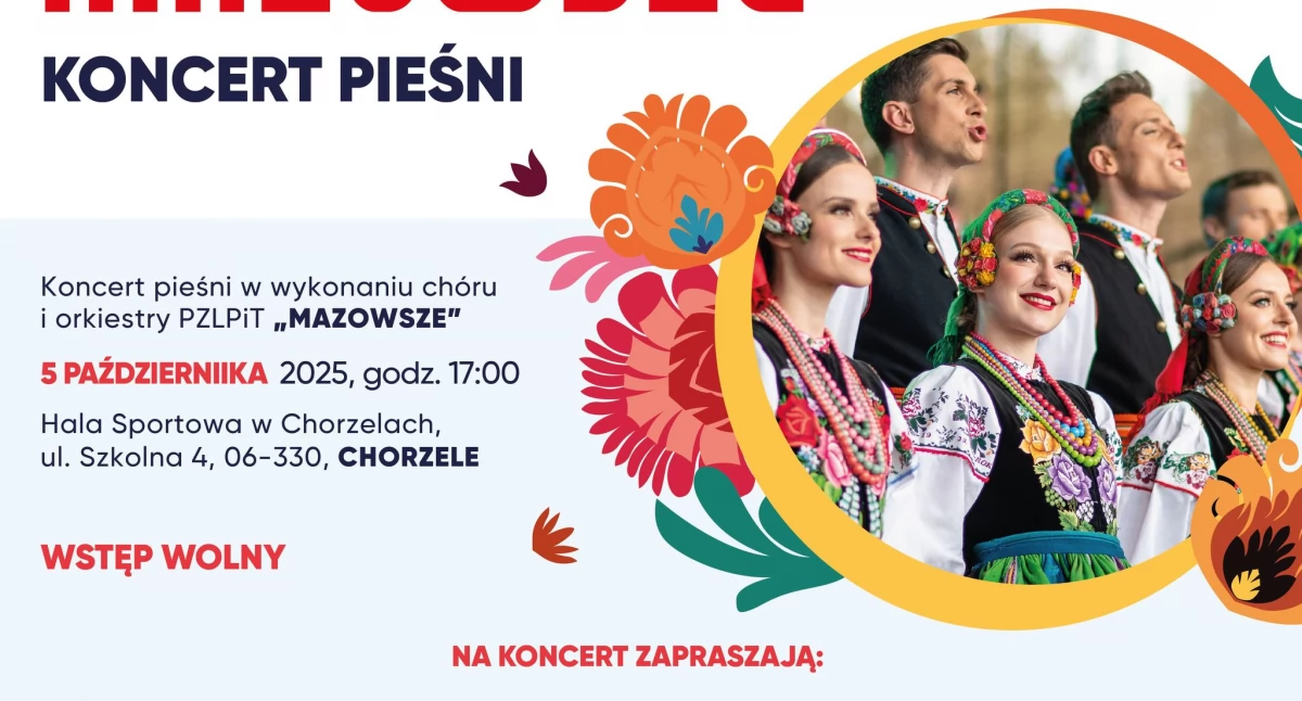 MAZOWSZE znów w Chorzelach! Zapraszamy na wyjątkowy koncert!