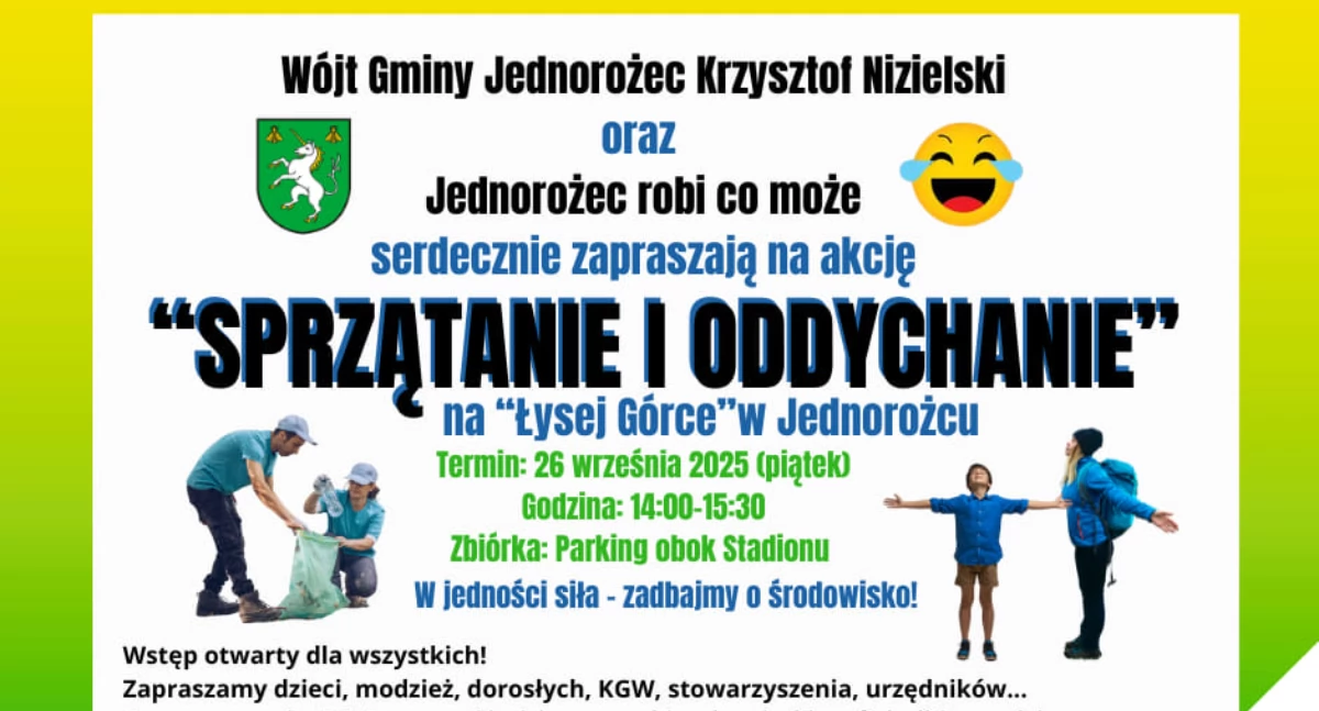 Sprzątanie i Oddychanie – Jednorożec robi co może dla czystego powietrza i silnej wspólnoty!