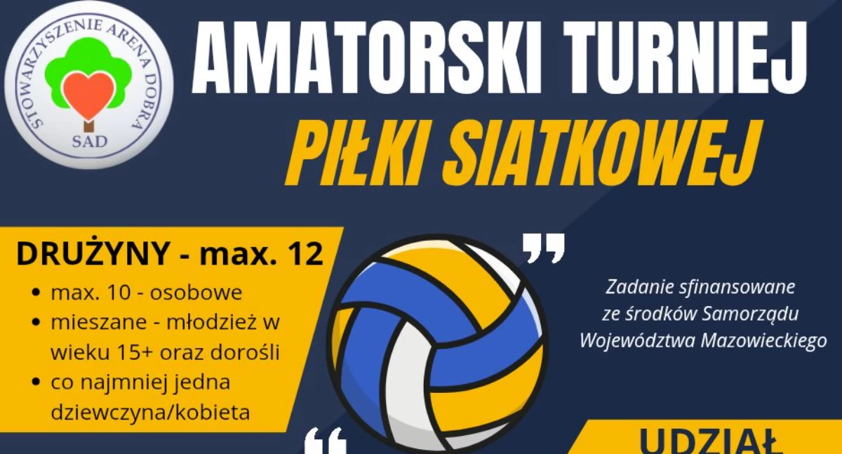 Siatkarska pasja powraca – zapraszamy na Amatorski Turniej!