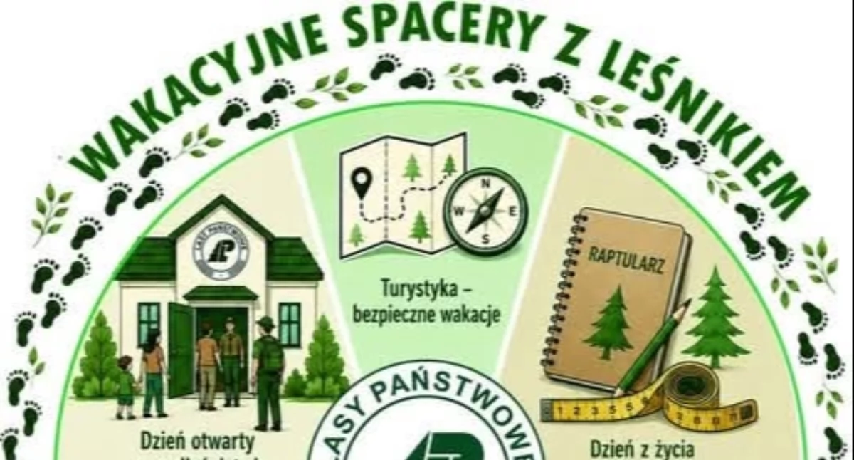 Wakacyjne spacery z leśnikiem. Leśnicy zapraszają do odkrywania tajemnic lasu