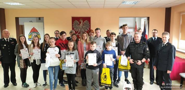 Ta „Młodzież Zapobiega Pożarom” najlepiej w powiecie