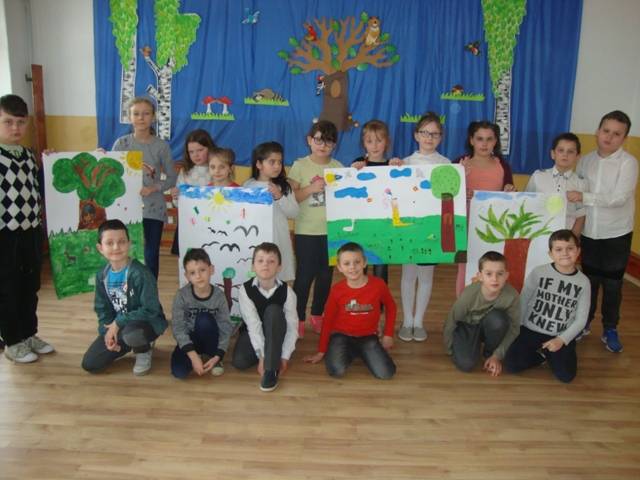 Pierwszy Dzień Wiosny w szkołach z terenu gminy Krzynowłoga Mała