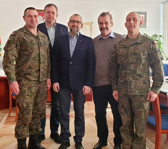 Zobacz w jakiej sprawie odbyło się spotkanie z dowództwem ciechanowskich „terytorialsów”