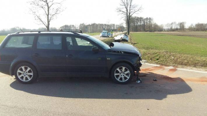 Wypadek w Zawadkach - informacja przasnyskiej Policji