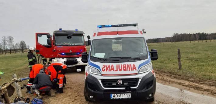 Wypadek motocyklisty w gminie Chorzele