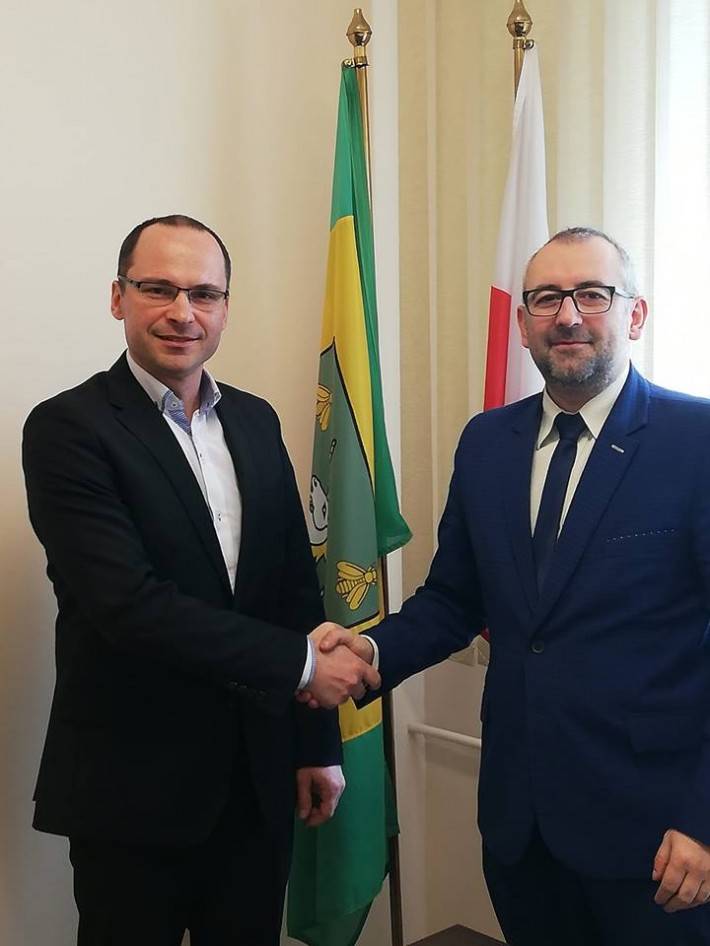 Starosta Przasnyski wizytował w Jednorożcu