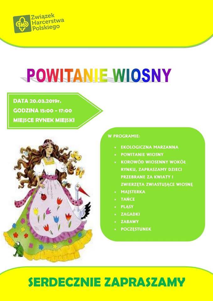 Powitanie Wiosny - zaproszenie