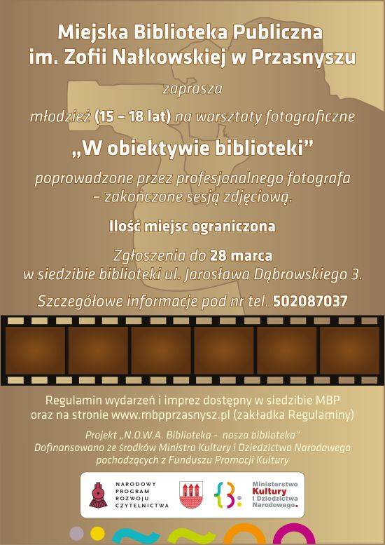 W obiektywie biblioteki - warsztaty fotograficzne