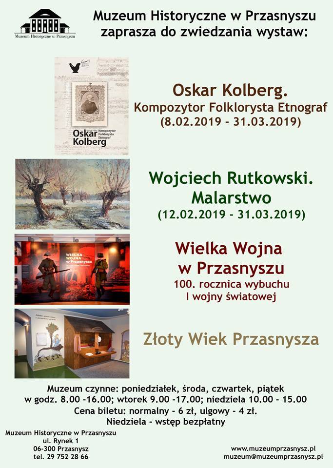 Wystawy w przasnyskim Muzeum - zaproszenie
