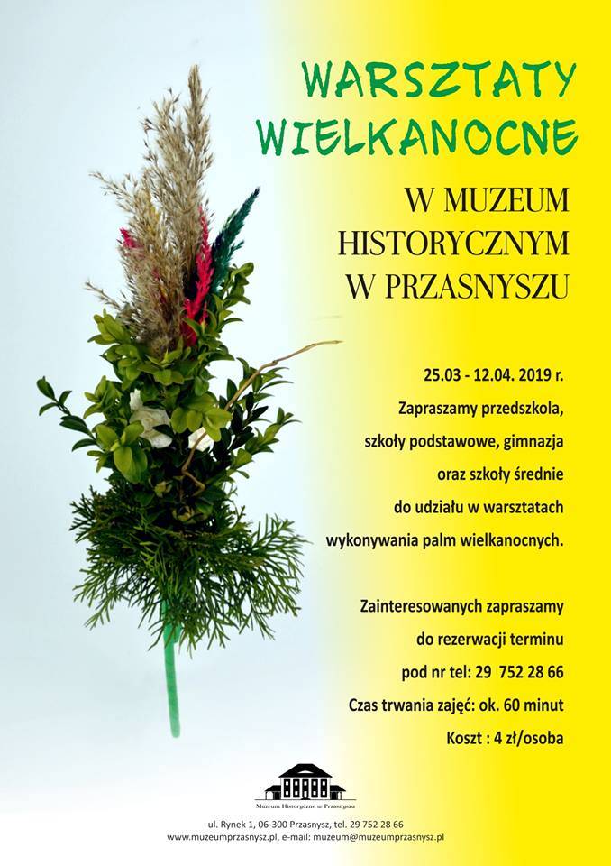 Warsztaty Wielkanocne - zaproszenie