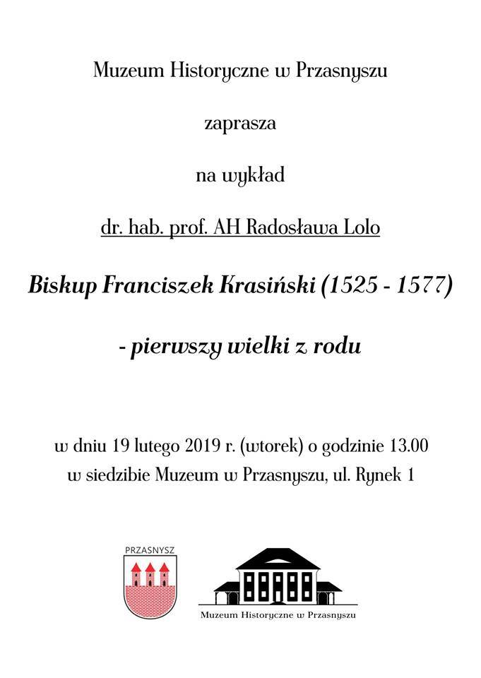 Wykład dr hab. Radosława Lolo nt. 