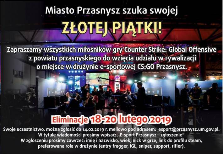 Eliminacje do drużyny e-sportowej