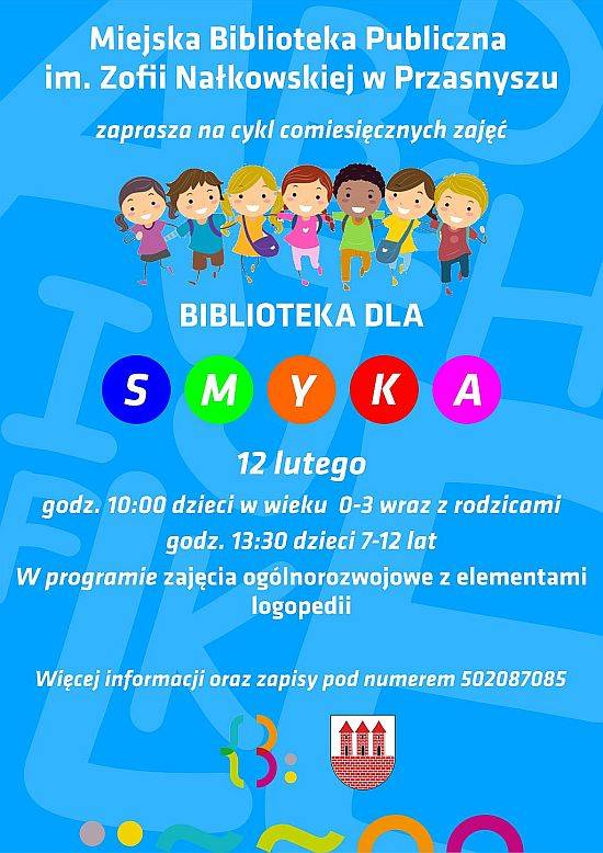 Biblioteka dla smyka - zaproszenie