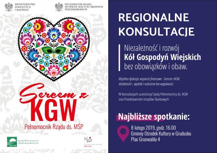 Zaproszenie na regionalne konsultacje w Grudusku