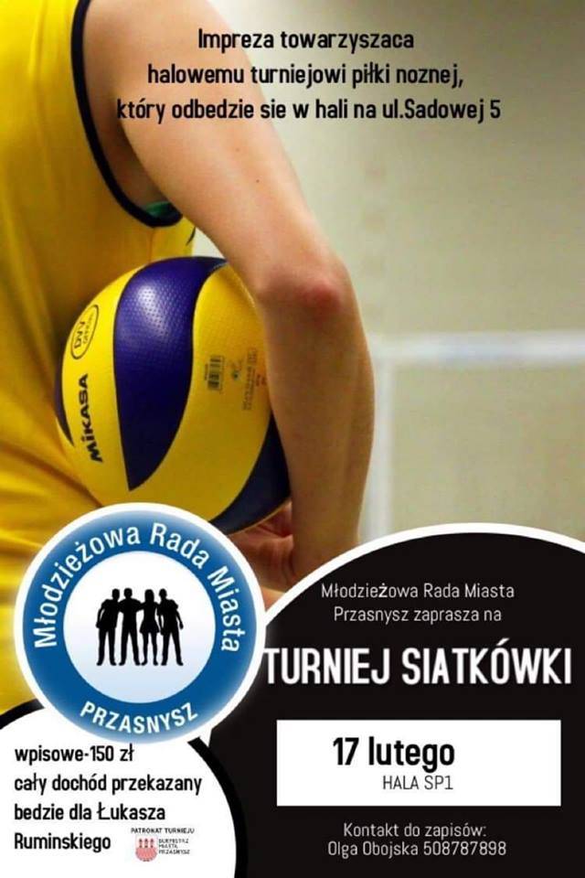 Charytatywny Turniej Siatkówki - zaproszenie