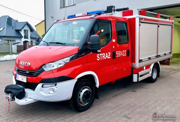 Kolejny nowy samochód w przasnyskiej straży