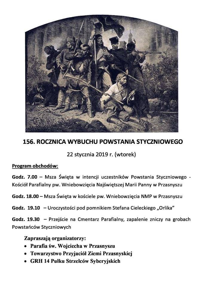 Rocznica wybuchu Powstania Styczniowego 
