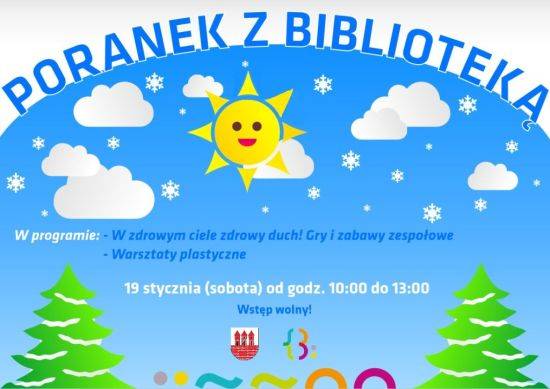 Poranek w Bibliotece - zaproszenie