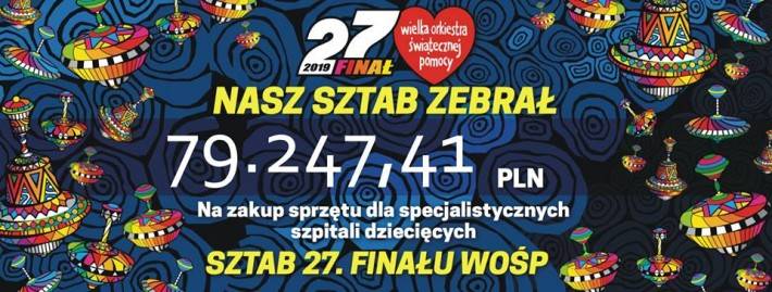 Ponad 79 tysięcy złotych uzbierali mieszkańcy powiatu przasnyskiego na rzecz WOŚP